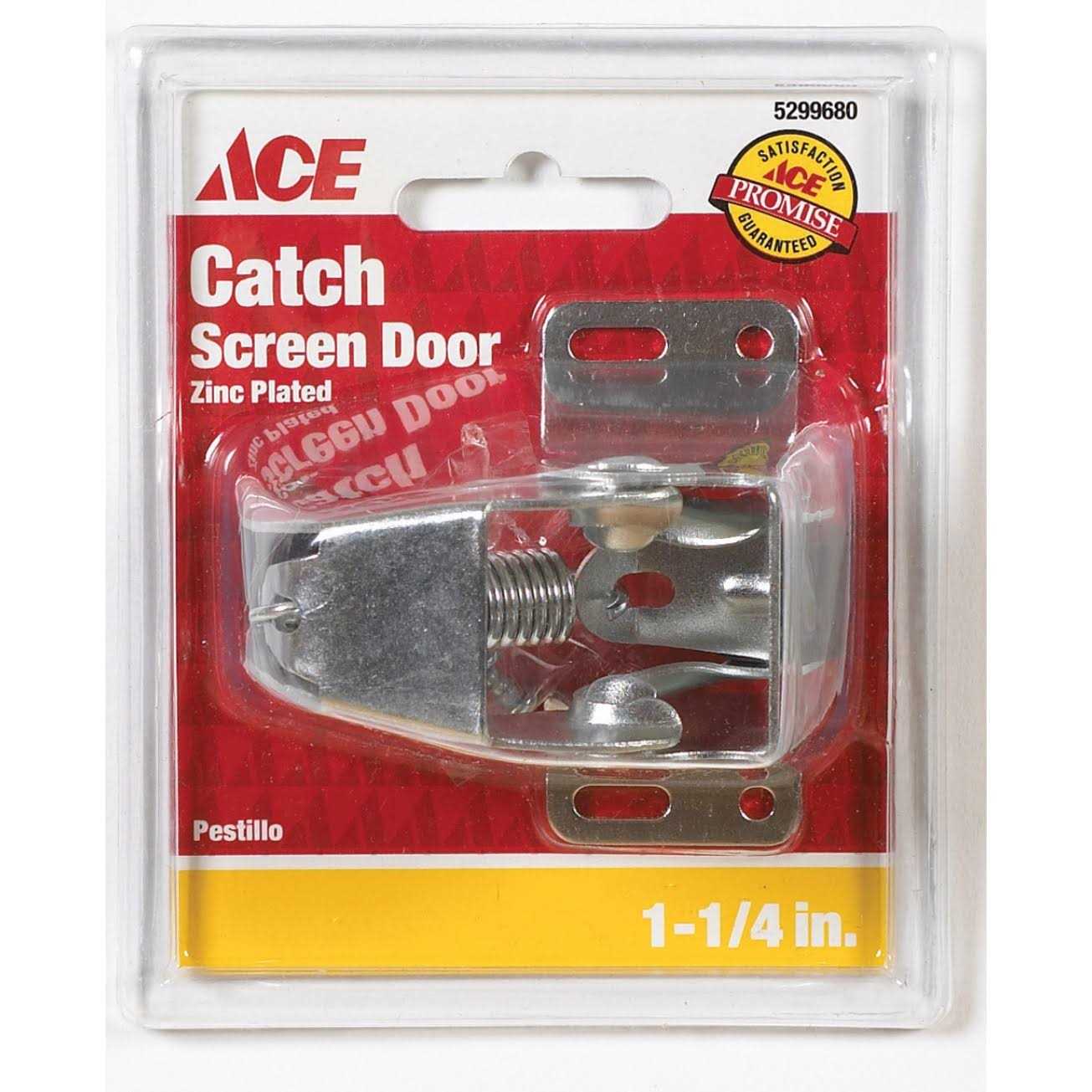 Ace Zinc-Plated Steel Screen Storm Door Catch 1 pk - Cheap Fitting