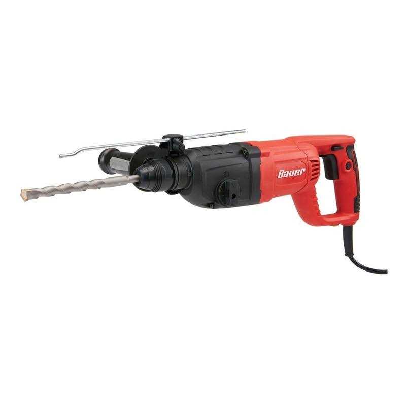 Bauer 7.3 Amp 1 in. SDS-PLUS Type Variable-Speed Rotary Hammer - Cheap Fitting