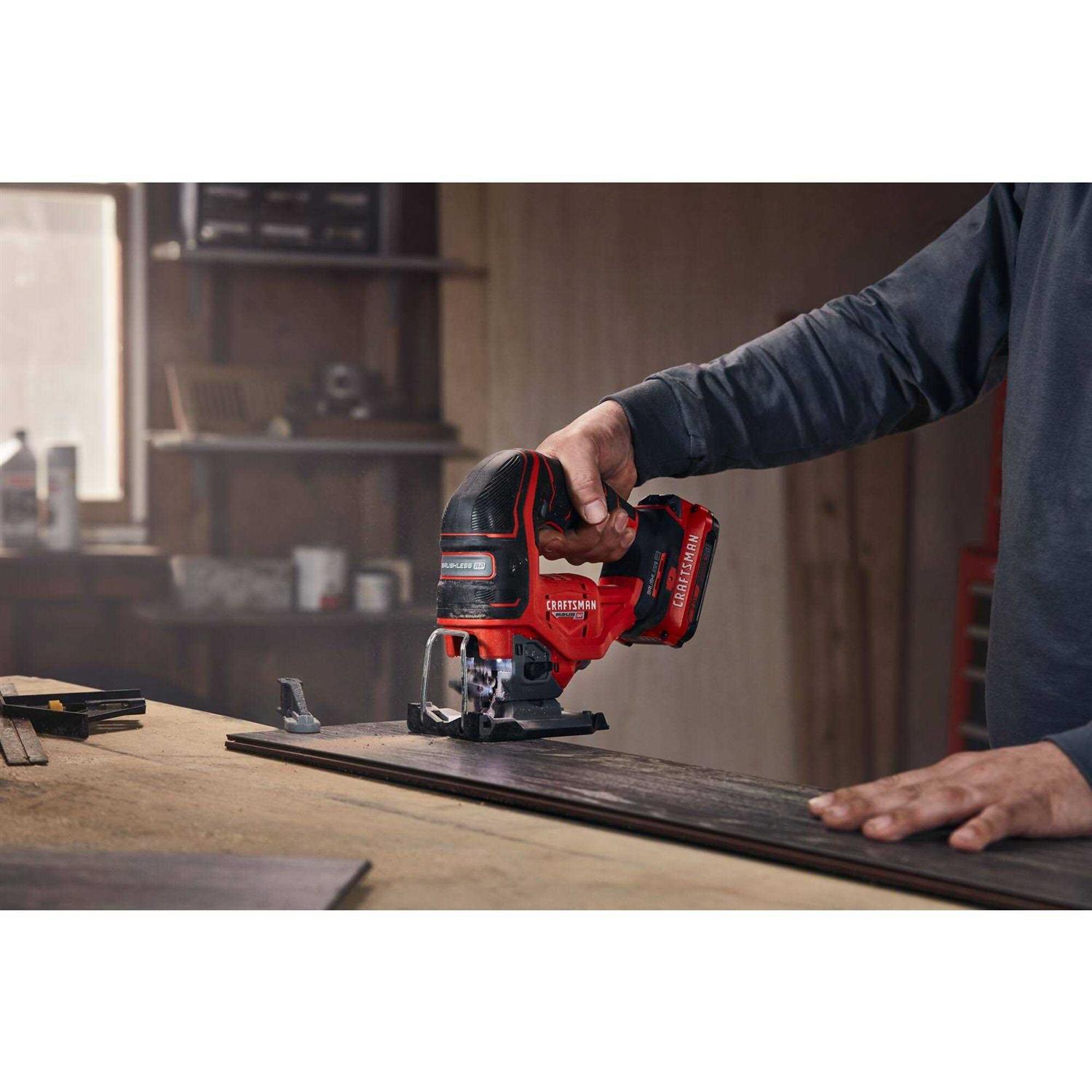 Craftsman Jig Saw CMCS650B V20 RP 20-volt Max Brushless Variable Speed Keyless Cordless - Cheap Fitting