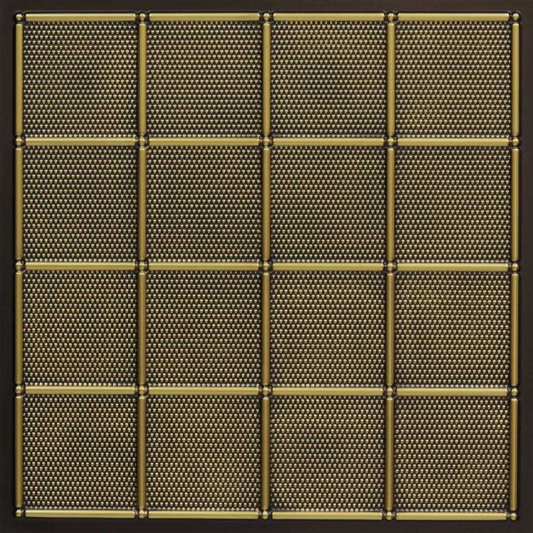 From Plain To Beautiful In Hours 339-Soho 2 ft. x 2 ft. PVC Glue-up or Lay-in Ceiling Tile - Cheap Fitting