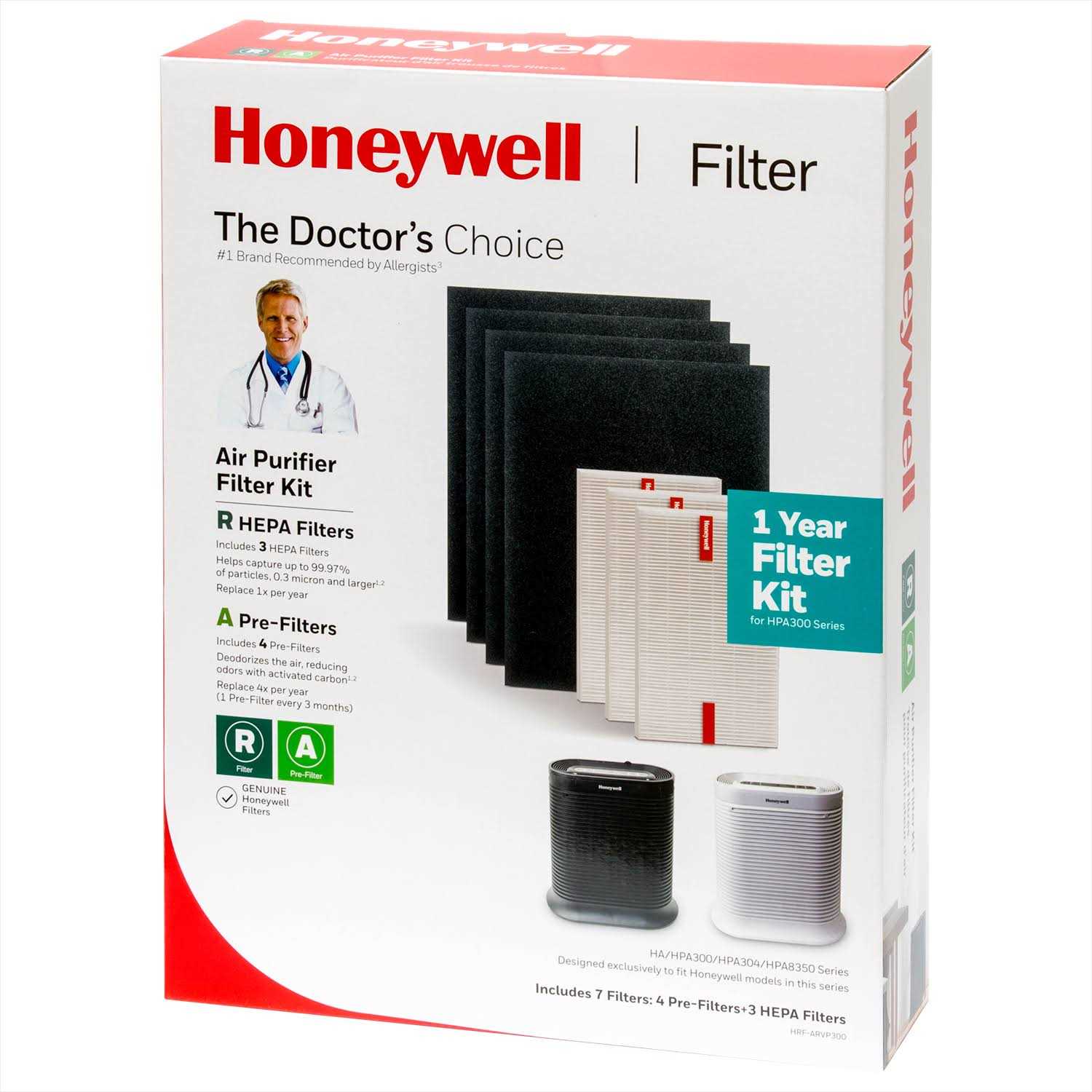 Honeywell True HEPA Filter Value Combo Pack for HPA300 Series Air Purifier - Cheap Fitting