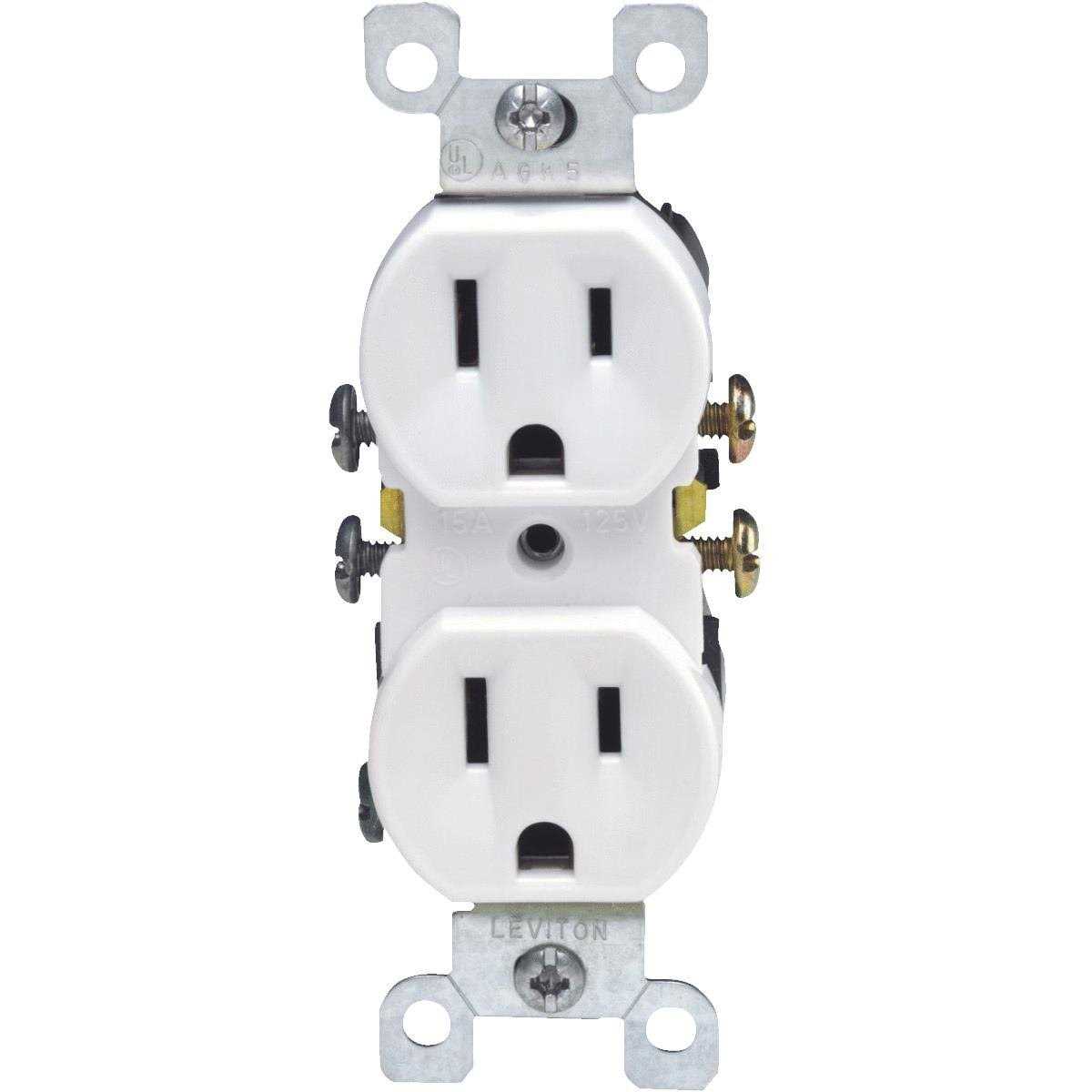 Leviton Duplex Receptacle 5320-WCP - Cheap Fitting