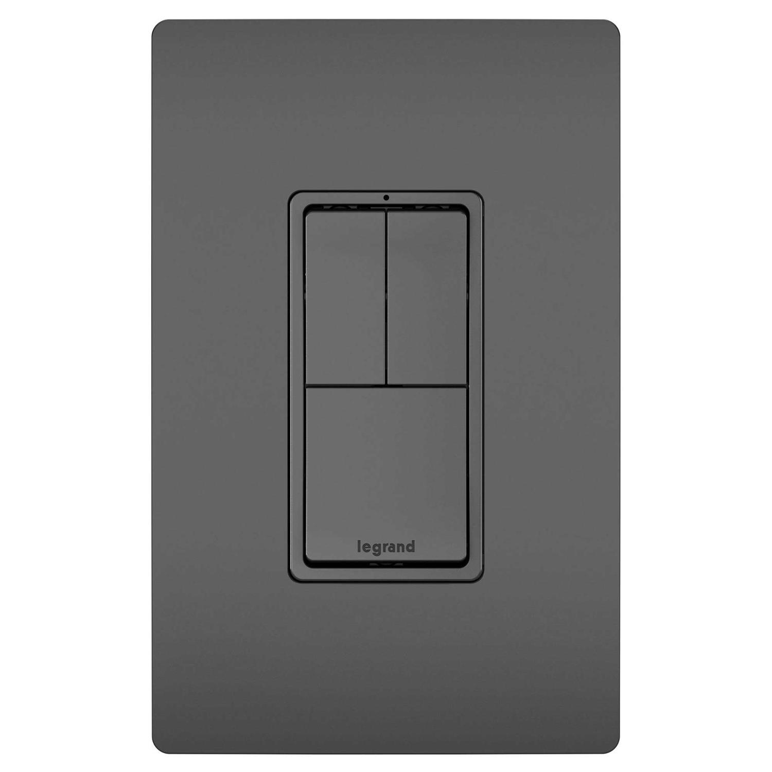 Legrand Radiant RCD113 Two Single-Pole Switches & Single Pole 3-Way Switch - Cheap Fitting