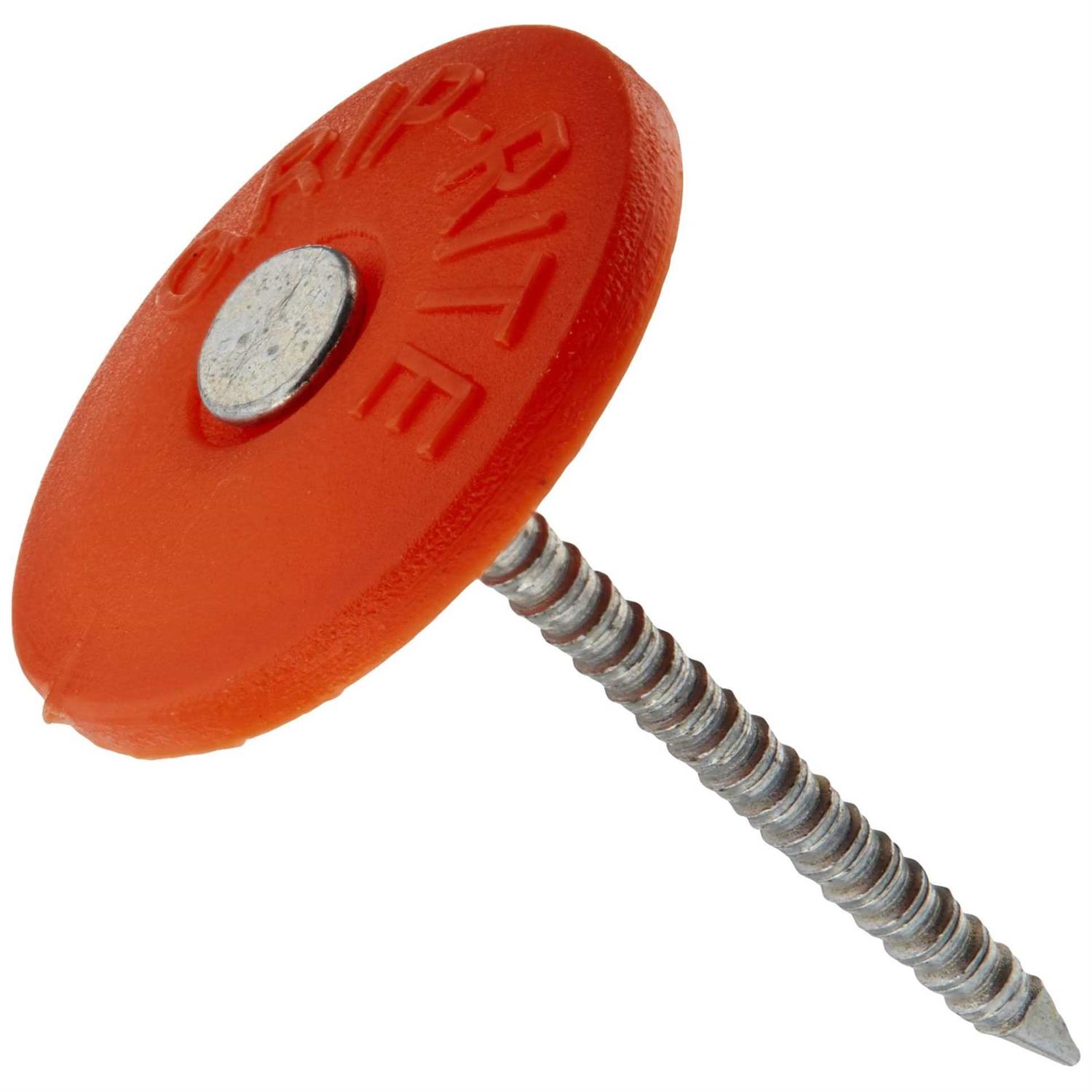 Grip-Rite 112PRCAP1 Roofing Nail 1-1/2 in L - Cheap Fitting