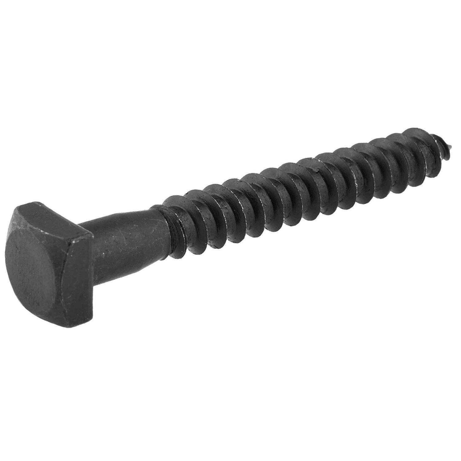 MAKERS BOLT Rustic Square Head Lag Screws Black Oxide Finish Lag Bolts - Cheap Fitting