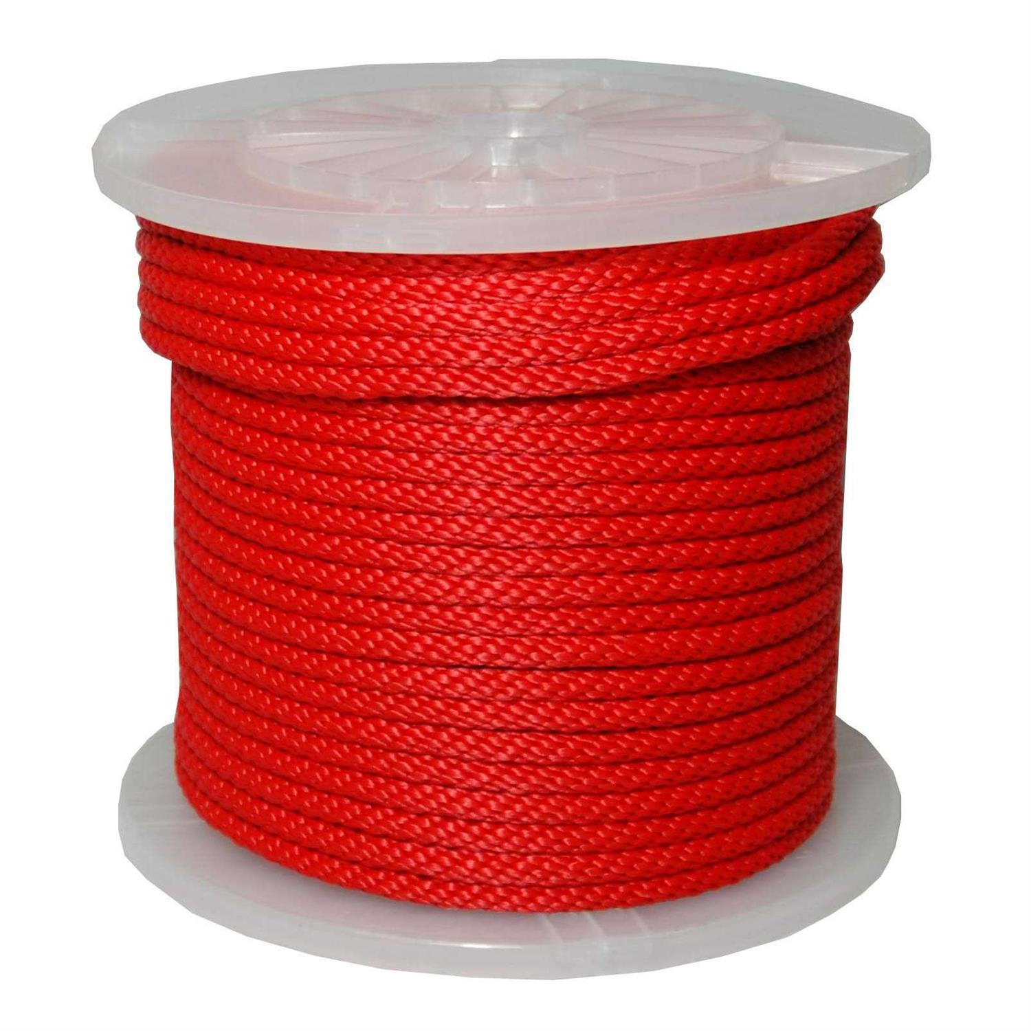 T.W Evans Cordage Solid Braid Propylene Multifilament Derby Rope - Cheap Fitting