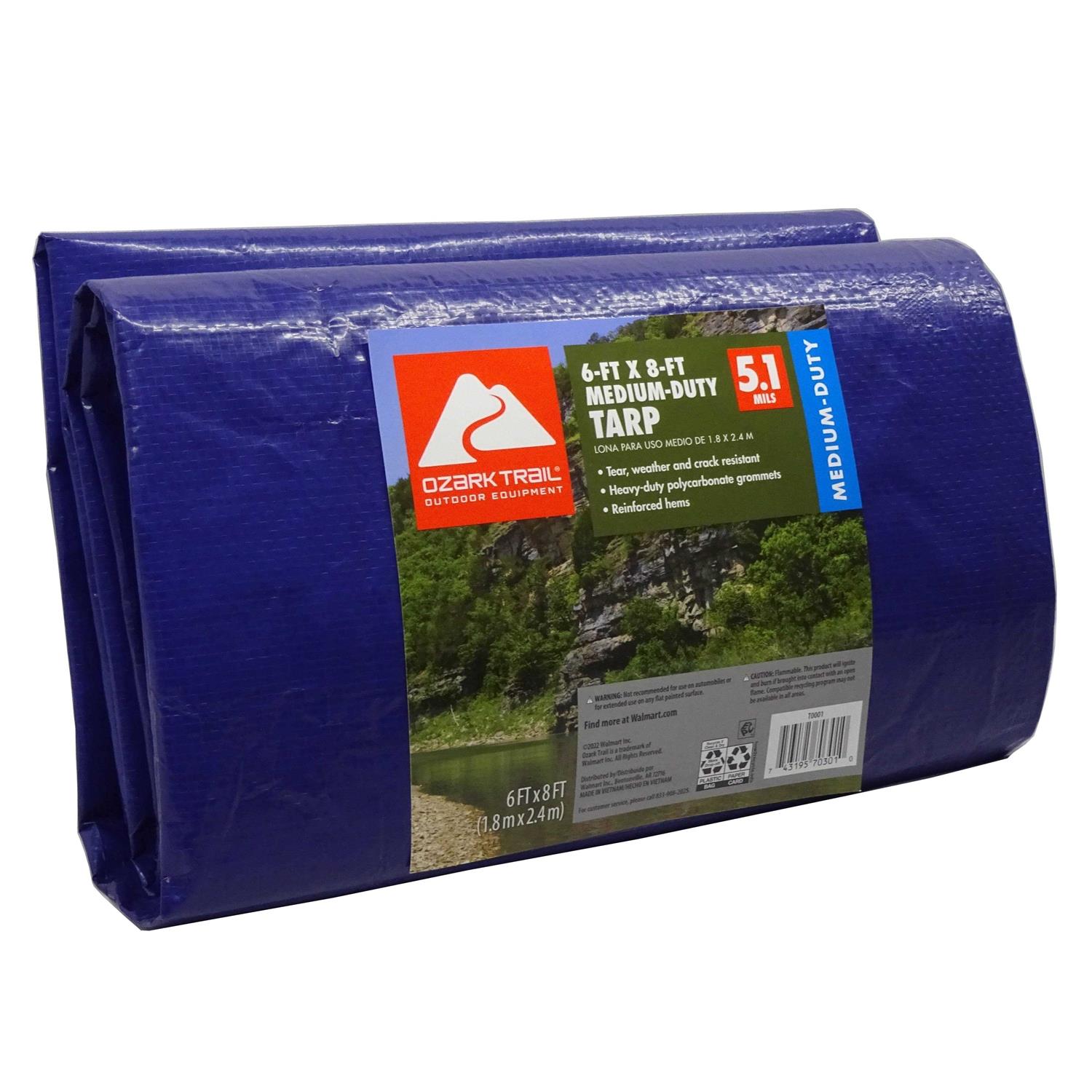 Ozark Trail Heavy Duty Tarp - Cheap Fitting