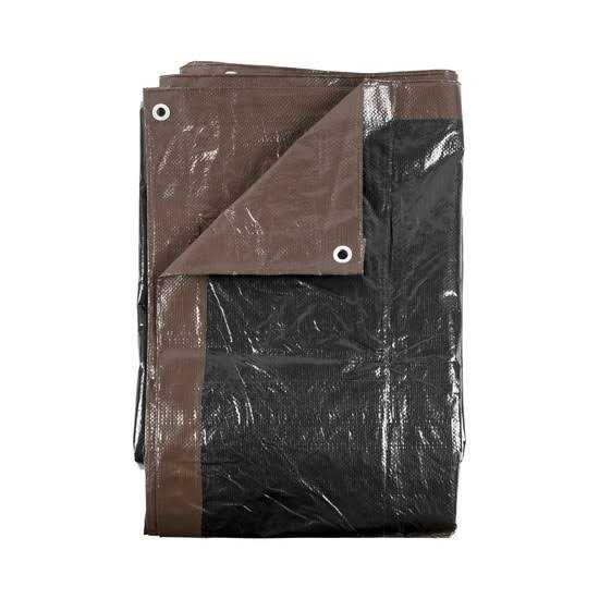 Onestock Brown Heavy Duty Poly Tarp cover with Grommets	Onestock Brown Heavy Duty Poly Tarp cover with Grommets - Cheap Fitting