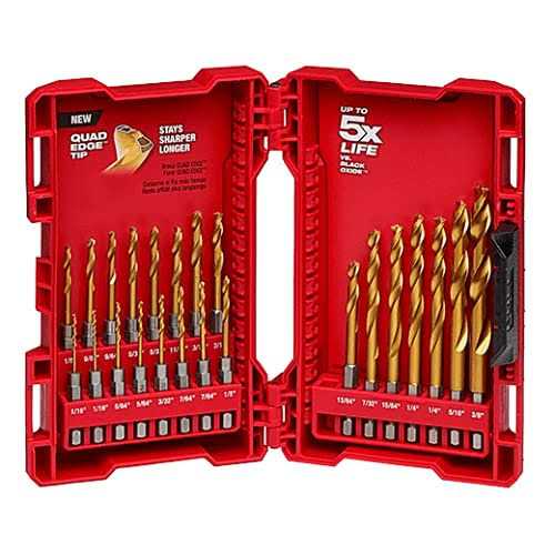 Milwaukee 48-89-4631 Titanium SHOCKWAVE Drill Bit Set - Cheap Fitting