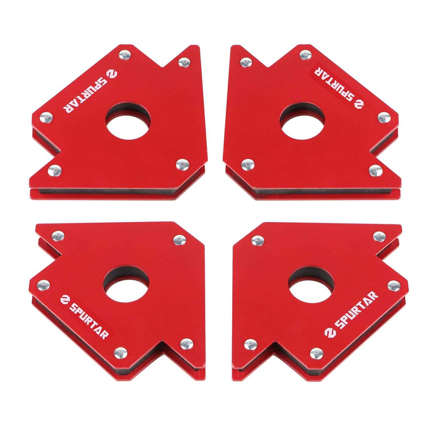 Spurtar Welding Magnets, 50lbs 4pcs Welding Magnets And Clamps Heavy Duty Arc Welding Holder Square 45° - Cheap Fitting