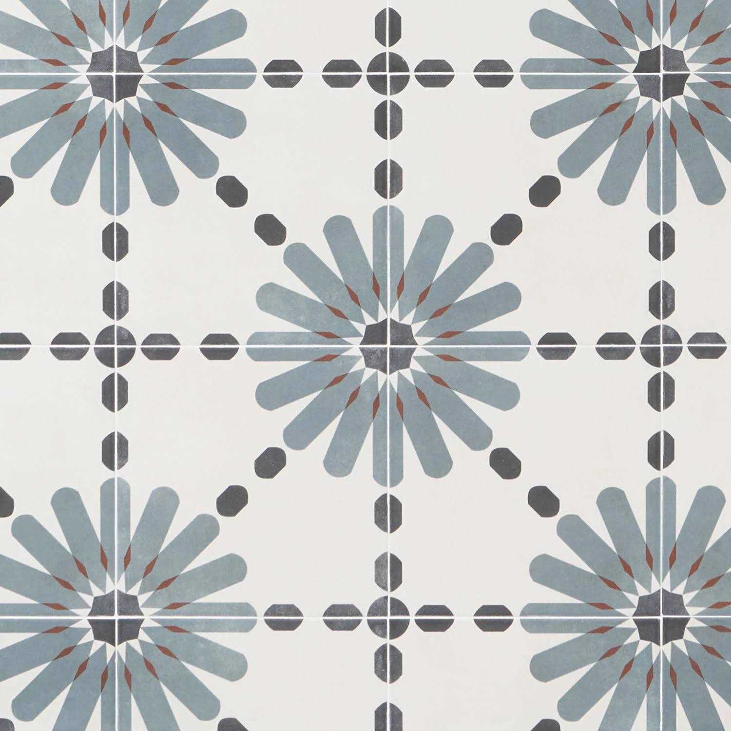 Ivy Hill Tile Aster Square 9 in. x 9 in. Matte Porcelain Floor and Wall Tile - Cheap Fitting