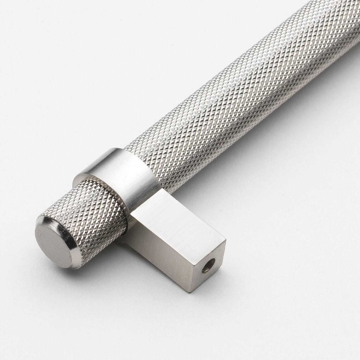 GlideRite Hardware Screw Center Knurled Euro Solid Steel Bar Pull	GlideRite Hardware Screw Center Knurled Euro Solid Steel Bar Pull - Cheap Fitting