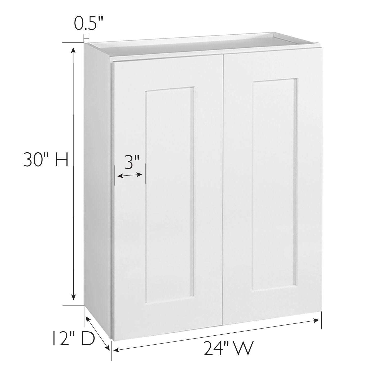 Design House Brookings 24-Inch Wall Cabinet - Cheap Fitting