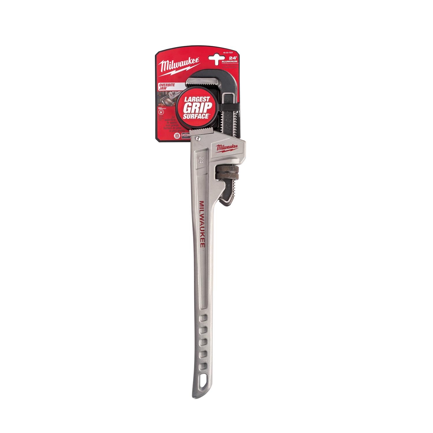 Milwaukee Aluminum Pipe Wrench 48-22-7224 - Cheap Fitting