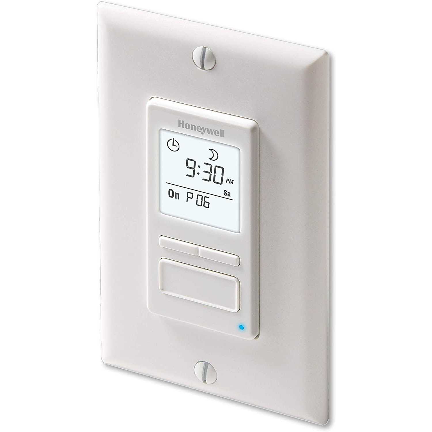 Honeywell Home Rpls740b1008 Econoswitch 7-Day Programmable Light Switch Timer - Cheap Fitting