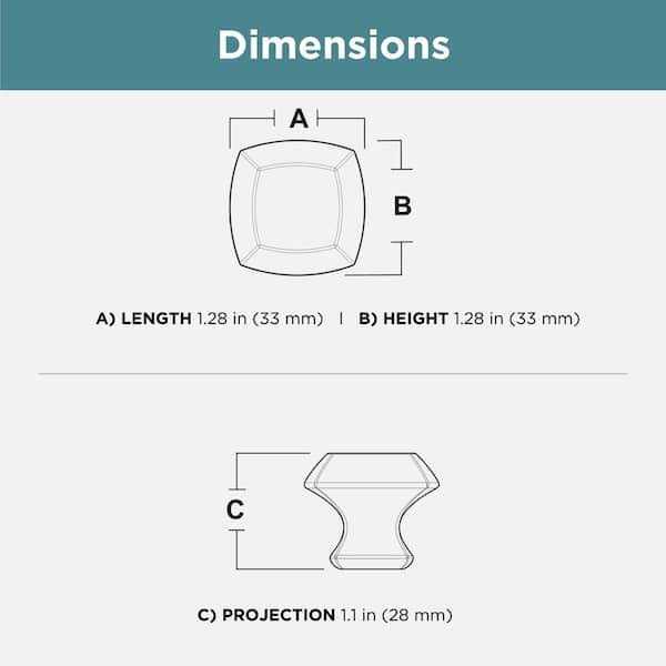 Liberty Mandara Cocoa Bronze Knob - Cheap Fitting