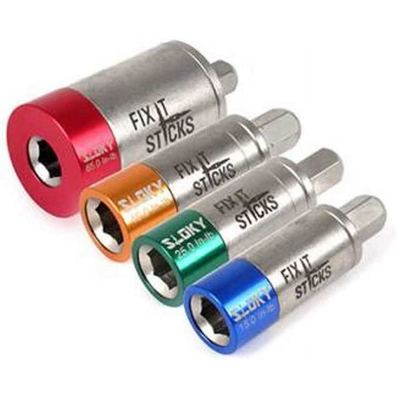 Fix It Sticks Four Miniature Torque Limiter Kit with T-Way Wrench and Deluxe Case - Cheap Fitting