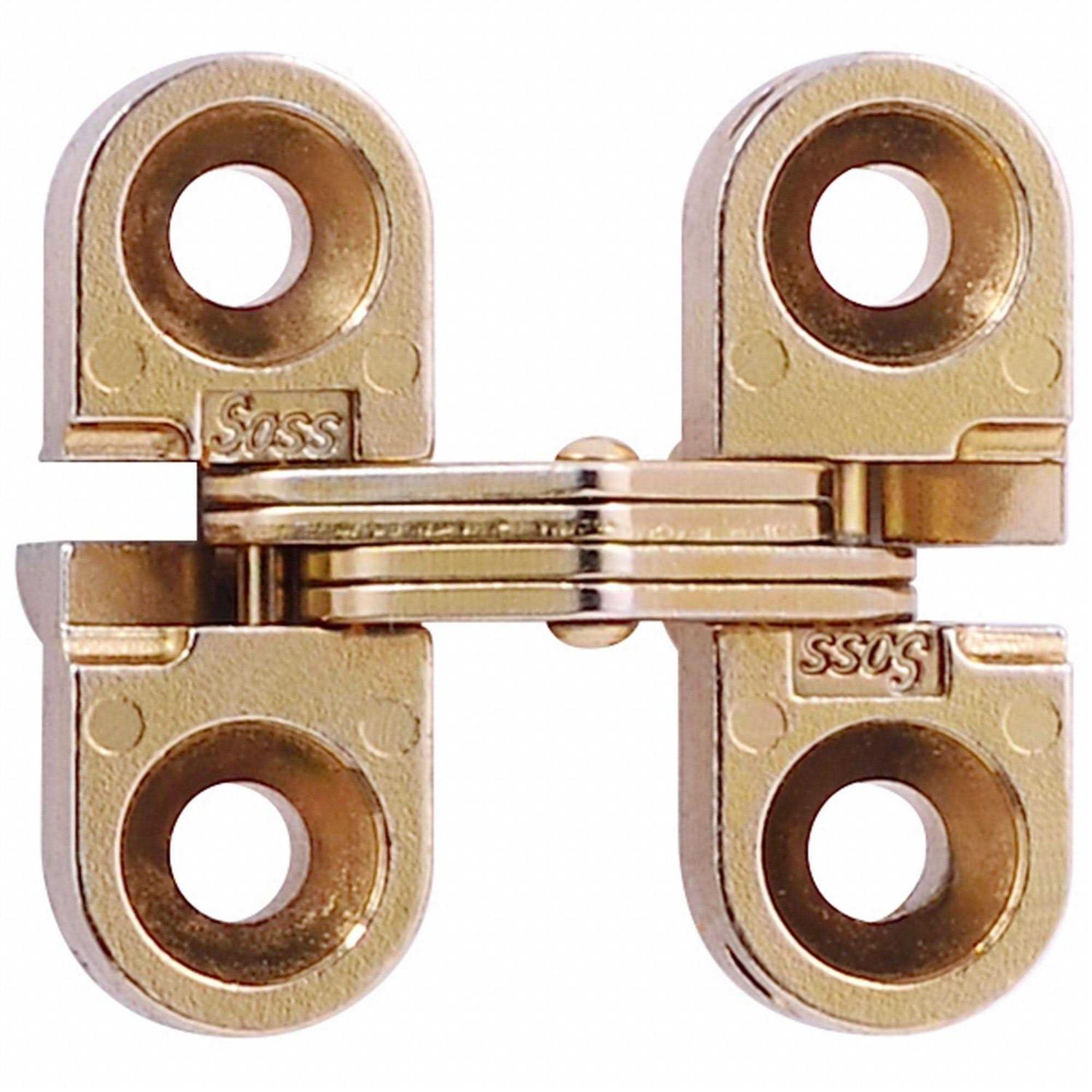 Universal Industrial 100CUS4, Soss Hinge, Satin Brass - Cheap Fitting
