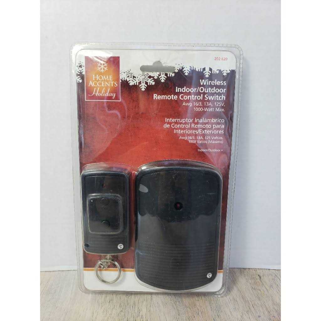 Home Accents Holiday Wireless Indoor Outdoor Remote Control Switch - Cheap Fitting