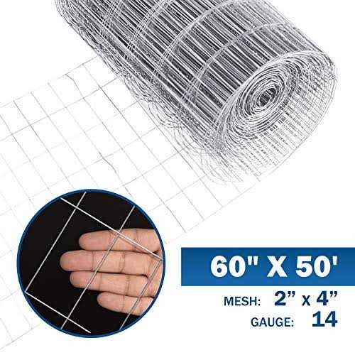 Fencer Wire 14 Gauge Galvanized Welded Wire Mesh Size 2 Inch By 4 Inch - Cheap Fitting