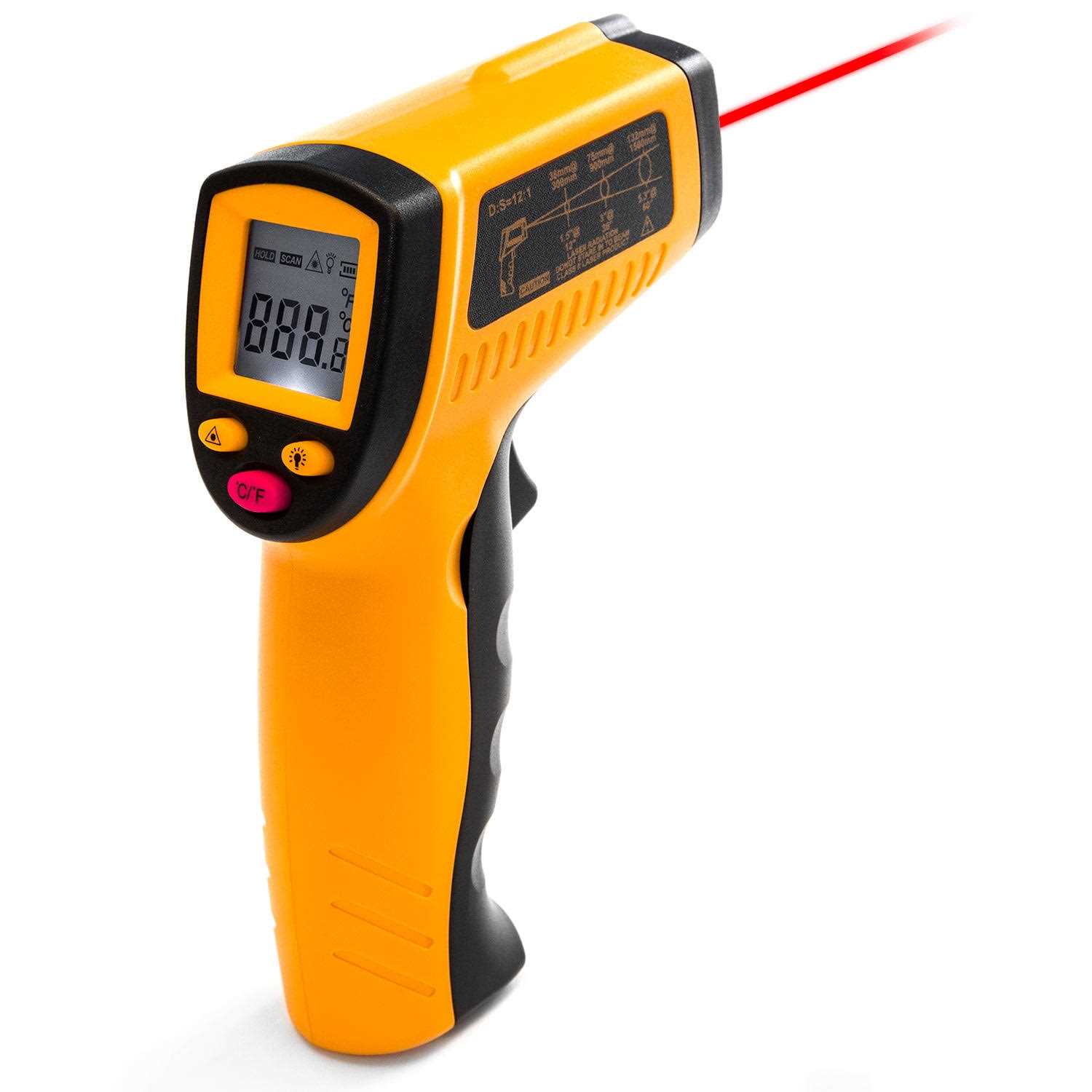 Digital Infrared Thermometer 380 No Touch Digital Laser Temperature Gun for Cooking/BBQ/Meat - Cheap Fitting