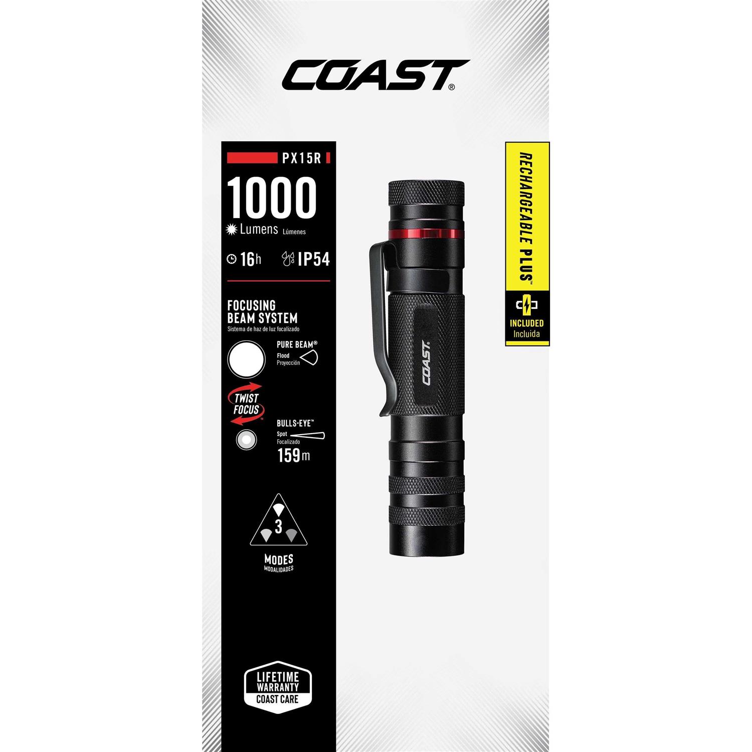 Coast Rechargeable Dual Power Px15r - Cheap Fitting