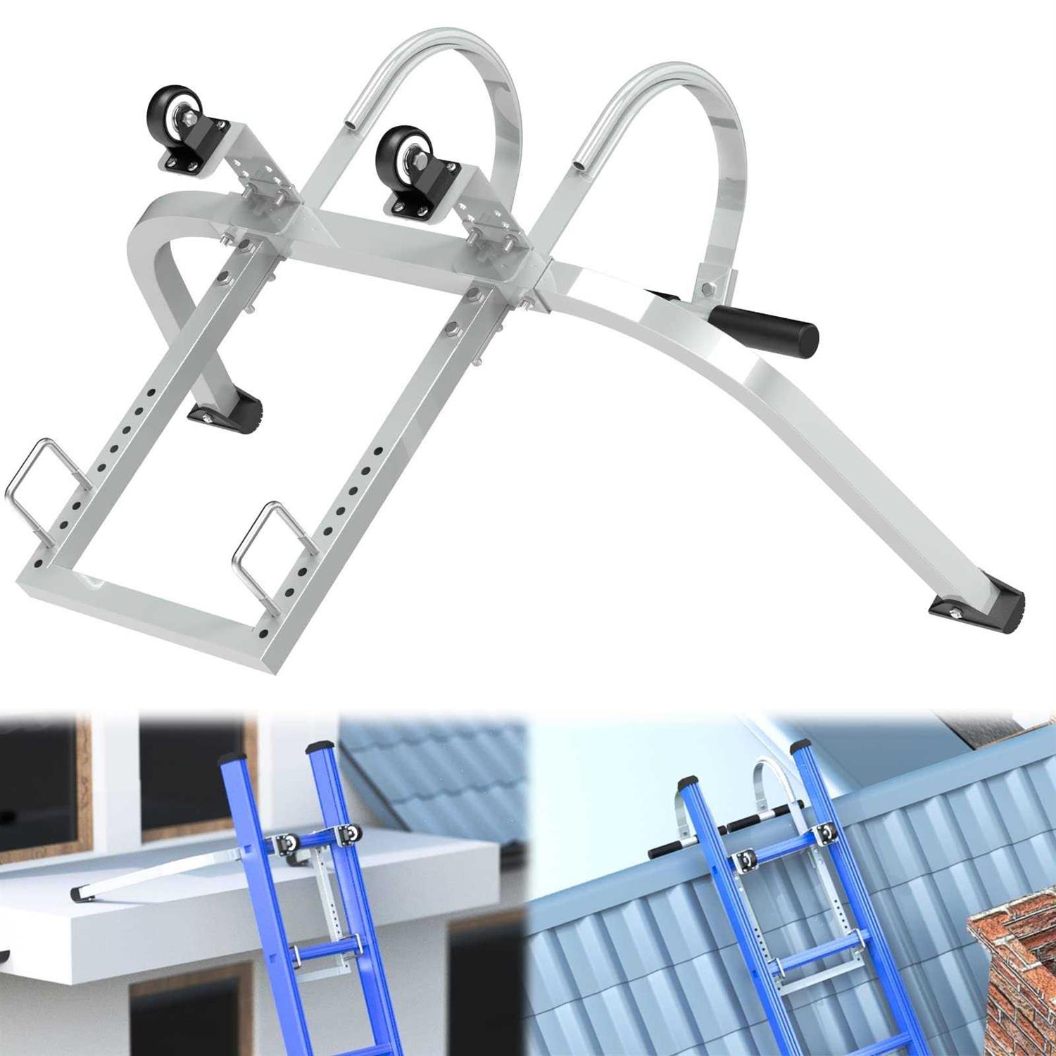 Eazy2hD 2 in 1 Ladder Stabilizer and Ladder Roof Hook with Wheel, Heavy Duty - Cheap Fitting