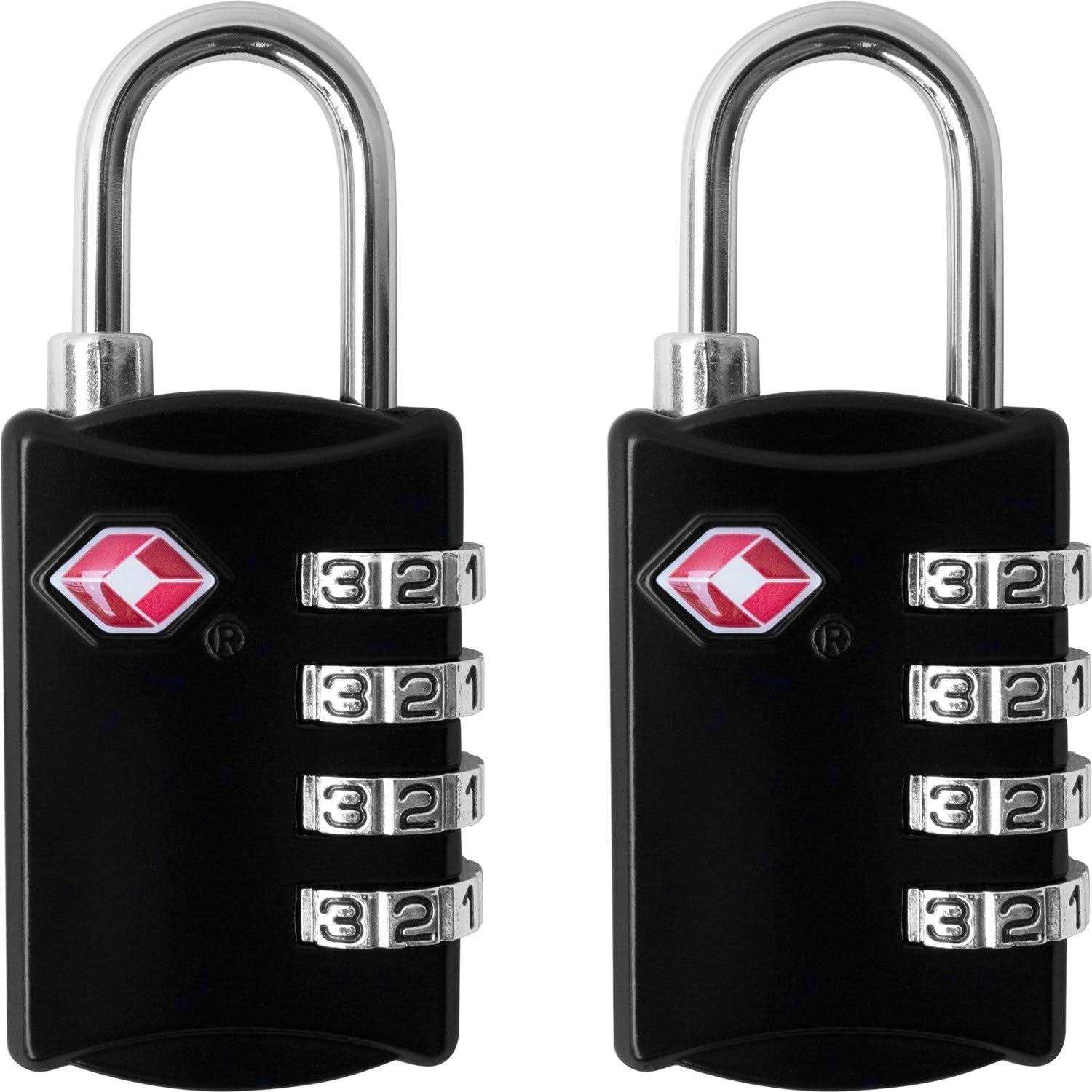 desired tools TSA Luggage Locks 4 Digit Combination Steel Padlocks - Cheap Fitting