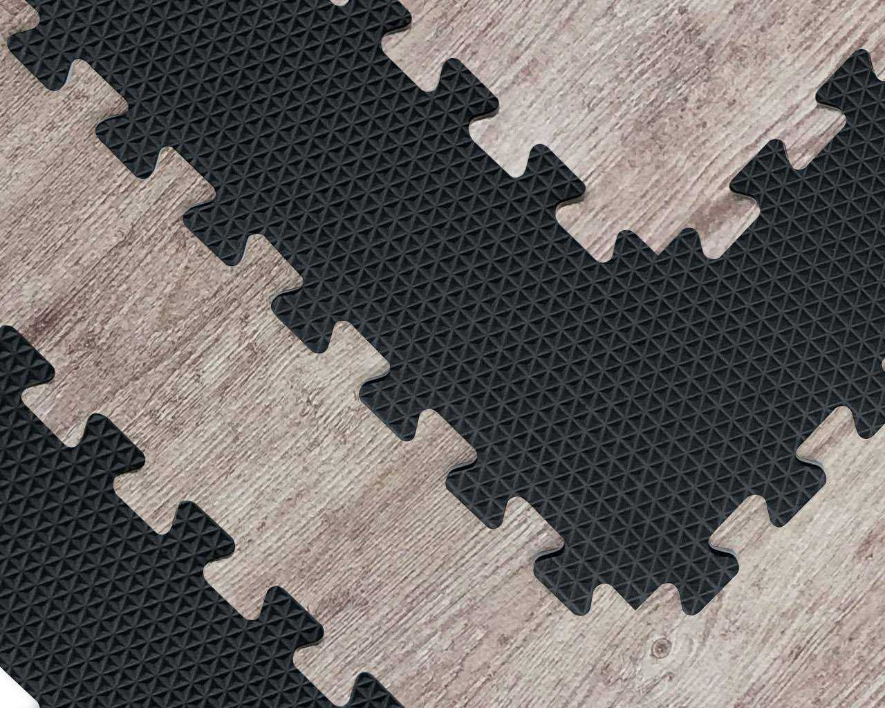 Norsk 24-in W x 24-in L x 0.5-in T Interlocking Foam Gym Floor Tile - Cheap Fitting