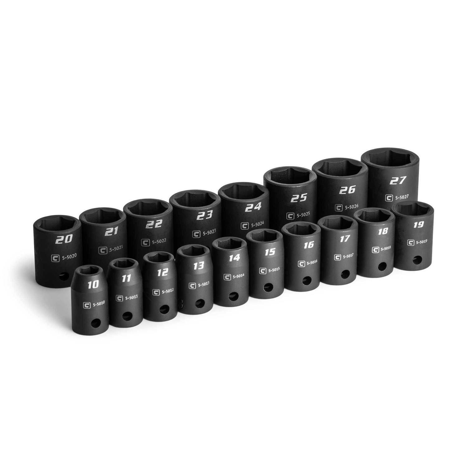 Capri Tools 1/2 in. Drive Shallow Impact Socket Set - Cheap Fitting