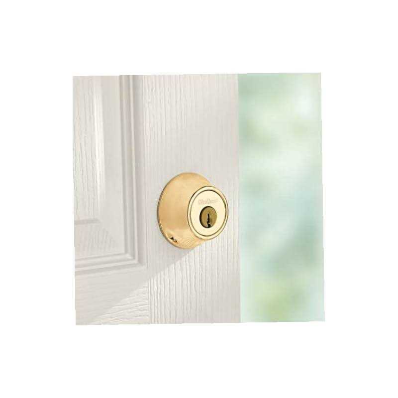 Kwikset 660 Brass Single Cylinder Deadbolt - Cheap Fitting
