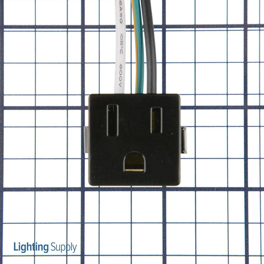 Satco 80-1142 3 Wire 2 Pole Snap-In Convenience Outlet 80/1142 - Cheap Fitting