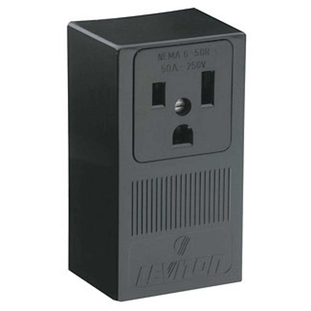 Leviton Surface Mount Receptacle - Cheap Fitting