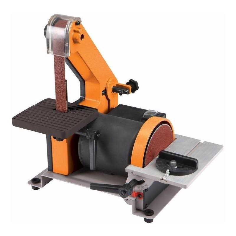Central Machinery 1 in. x 30 in. Belt and 5 in. Disc Sander - Cheap Fitting