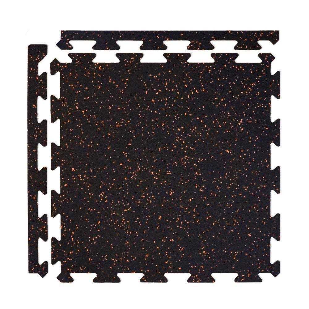 Survivor SportFloor Eco-Lock Isometric 24 in x 24 in x Rubber Gym/Weight Room Flooring Tiles - Cheap Fitting