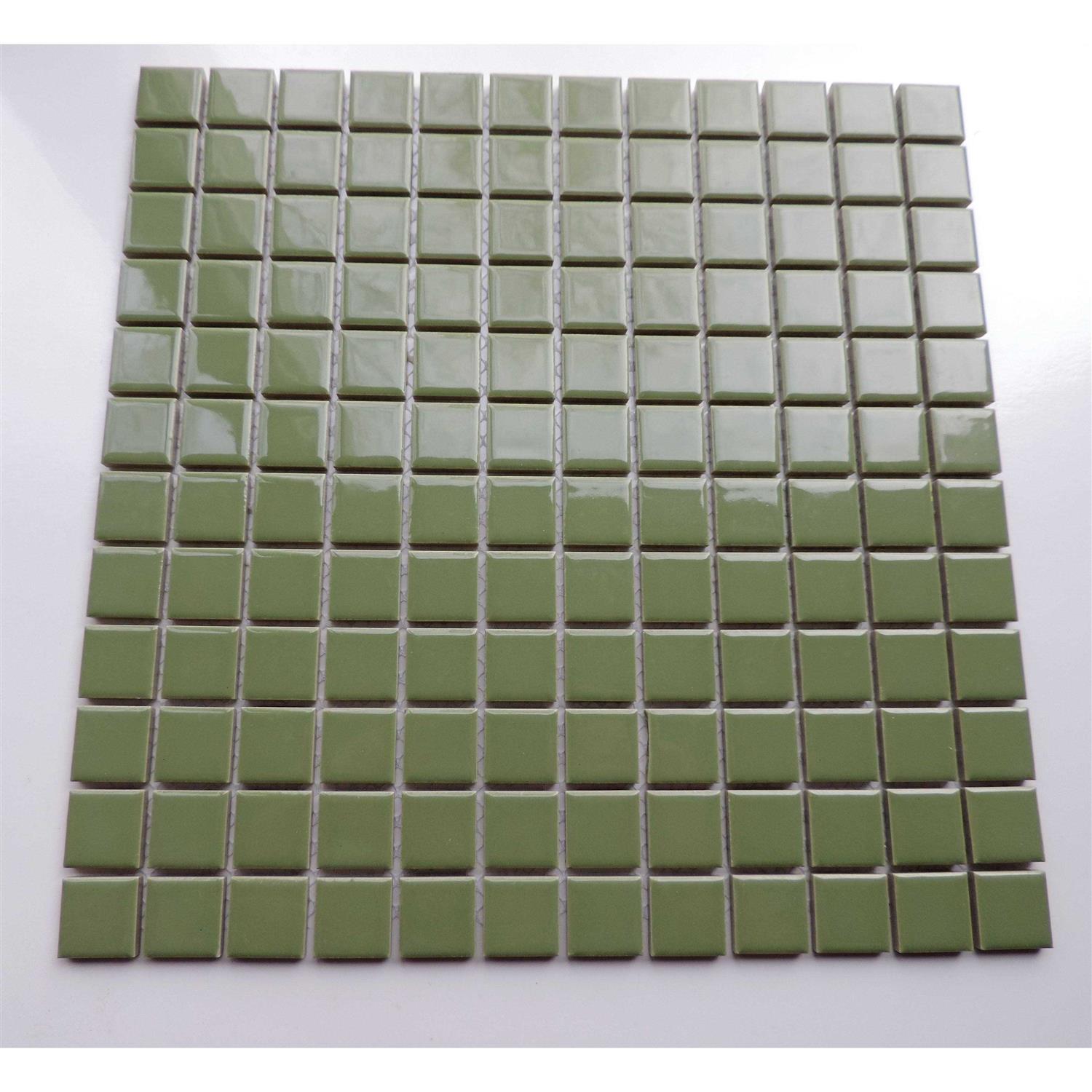 Barcelona 1 x 1 Porcelain Grid Mosaic Wall & Floor Tile The Mosaic Factory - Cheap Fitting