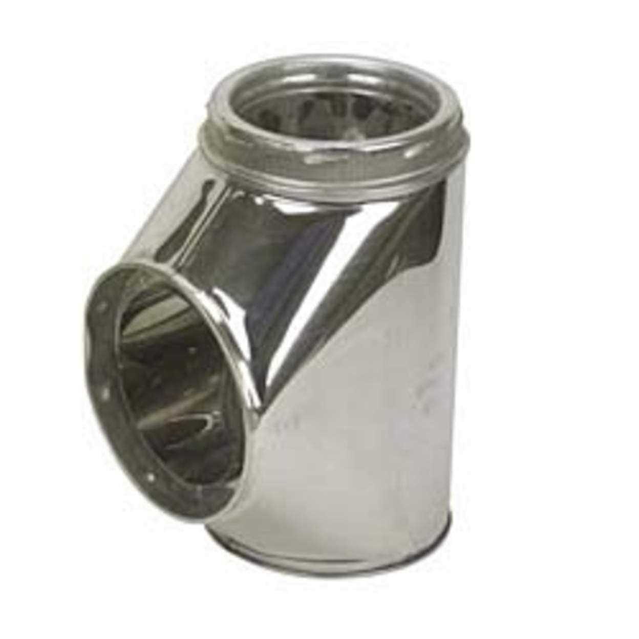 Selkirk Insulated Tee with Plug Stainless - Cheap Fitting