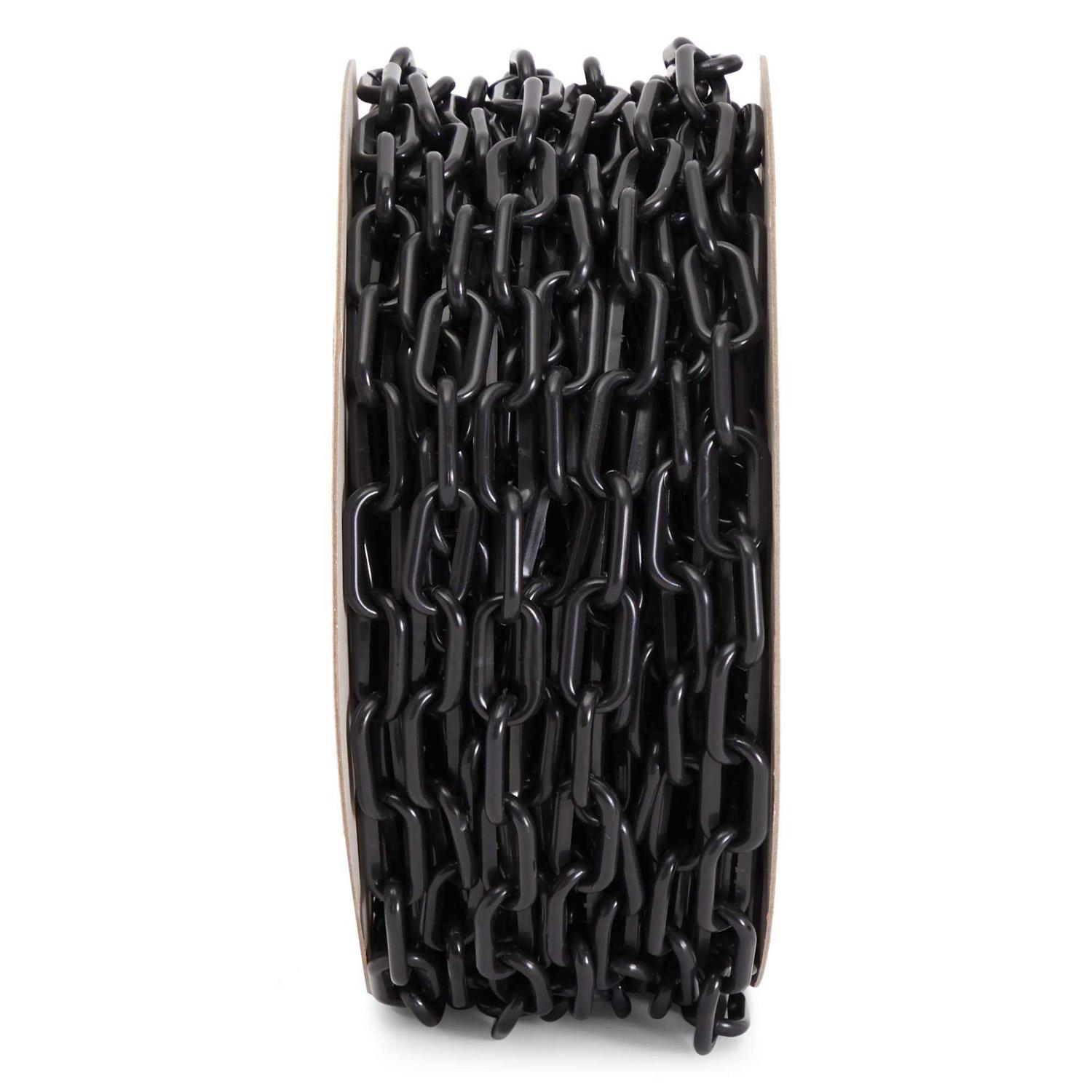 Stockroom Plus 100 Foot Plastic Chain Safety Barrier for Crowd Control - Cheap Fitting