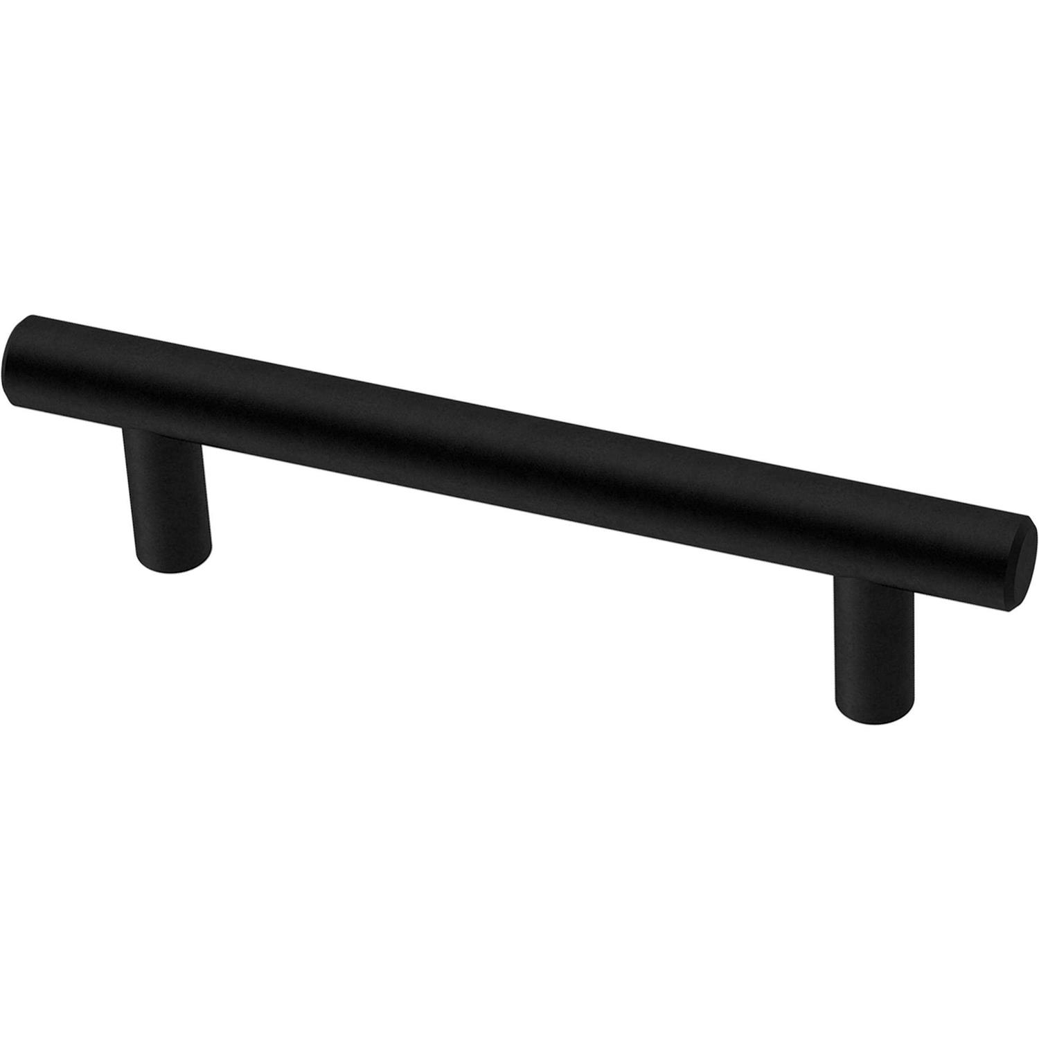 Franklin Brass Solid Bar 3-3/4 in. Matte Black Cabinet Drawer Bar Pulls BAR096Z-FB-B - Cheap Fitting