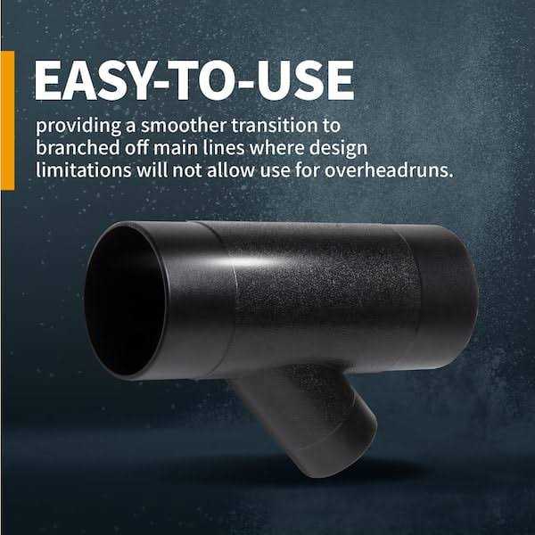 Powertec 70190 4-Inch by 2-1/2-Inch Y-Fitting - Cheap Fitting