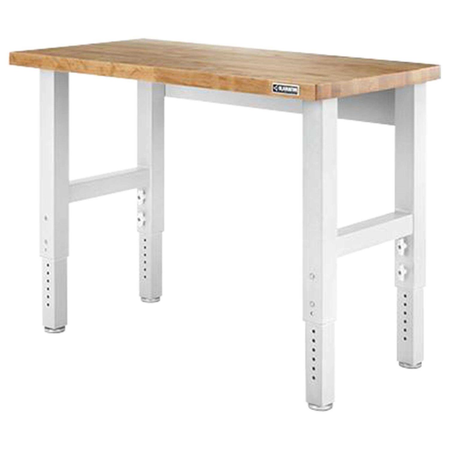 Gladiator 4′ Adjustable Height Hardwood Workbench - Cheap Fitting