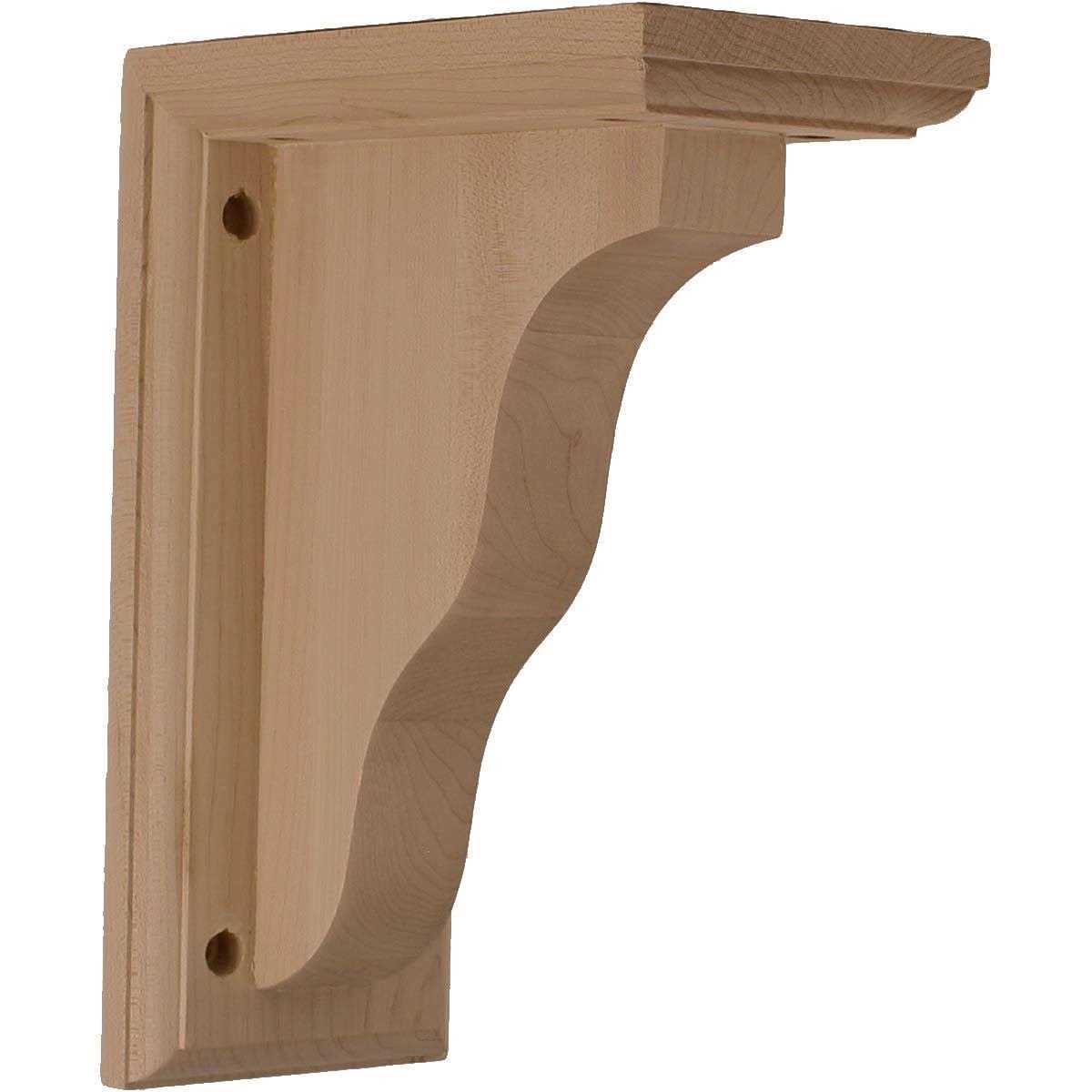 Ekena Millwork BKT03X07X09HARW 3 1/2W x 7D x 9H Hamilton Traditional Bracket - Cheap Fitting
