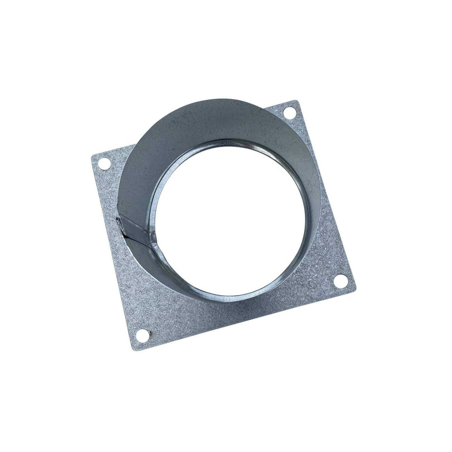 4 Inch Duct Flange by Vent Works Metal Wall Plate Kit Connector Easily Accepts Dryer Vent Hose - Cheap Fitting