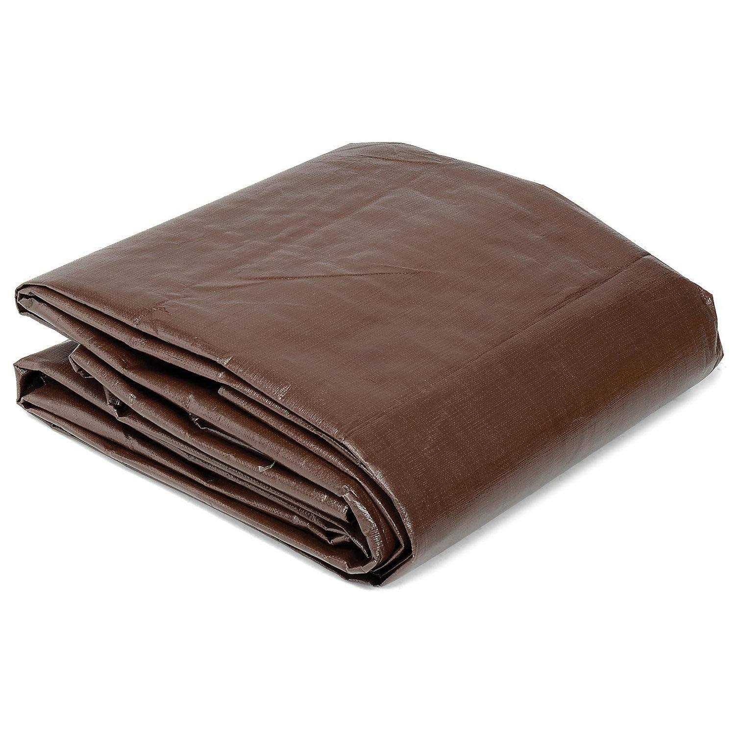 Global Industrial Super Heavy Duty 8 oz. Tarp Brown - Cheap Fitting