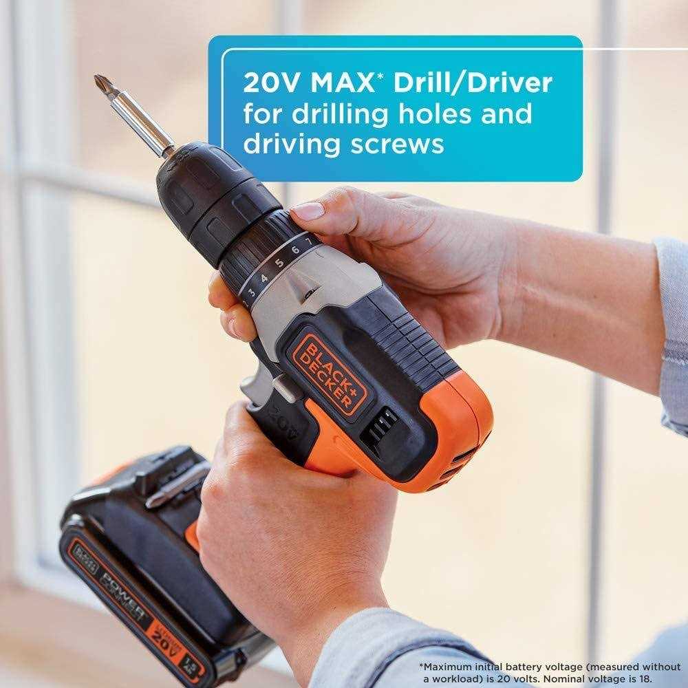beyond by BLACK+DECKER Home Tool Kit with 20V MAX Drill/Driver - Cheap Fitting