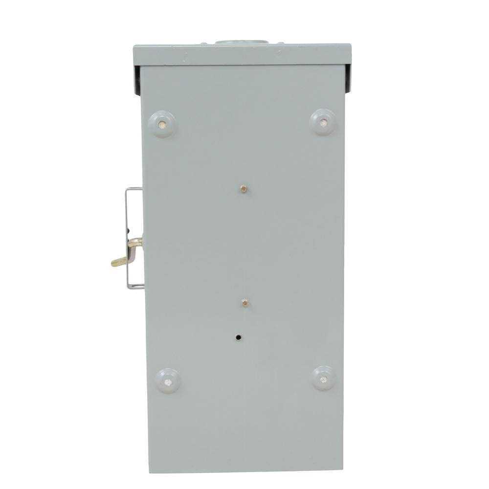 GE TC10323R Outdoor Double Pole Double Throw Safety Switch 100A - Cheap Fitting