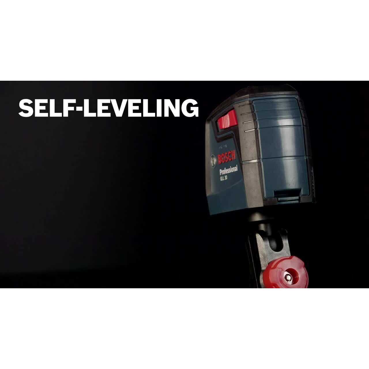 Bosch 30 ft. Cross Line Self Leveling Laser with 360-Degree Mounting Device Plus Compact Tripod with Extendable Height - Cheap Fitting