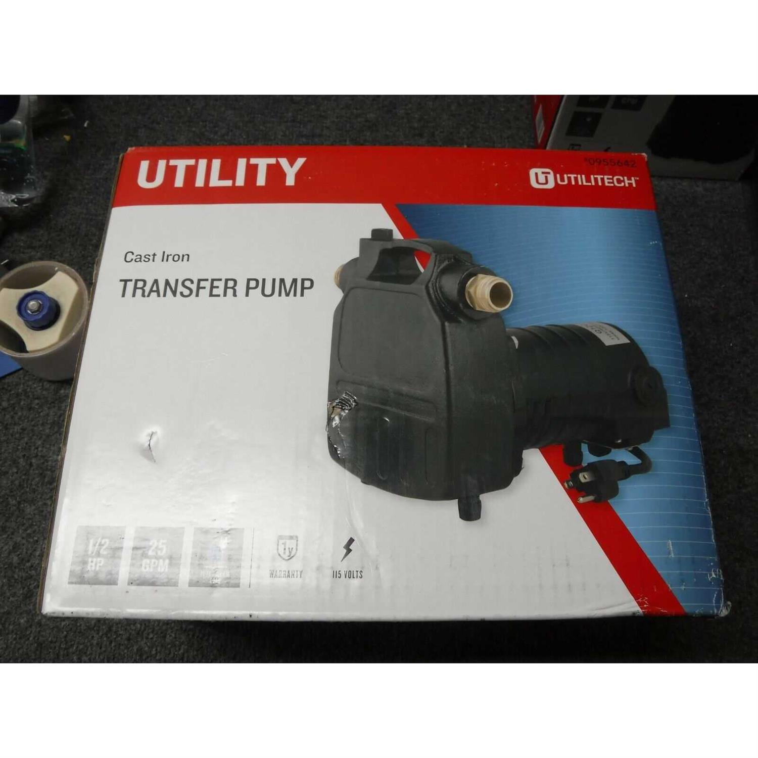 Utilitech .5-HP Cast Iron Electric Utility Pump 148007 - Cheap Fitting