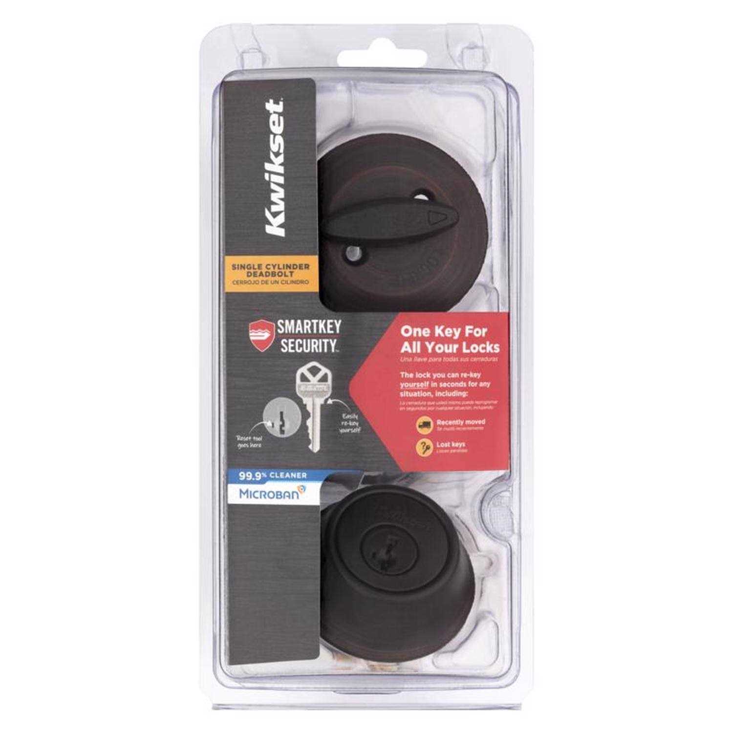 Kwikset Cove 92420-063 Entry Knob and Single Cylinder Deadbolt - Cheap Fitting