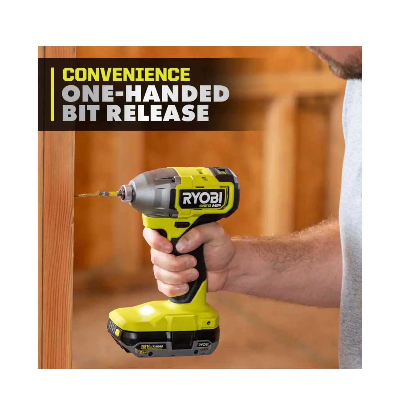RYOBI ONE+ HP 18V Brushless Cordless 1/4 in. Impact Driver - Cheap Fitting